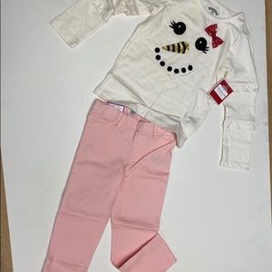 Jordache pant and Christmas shirt